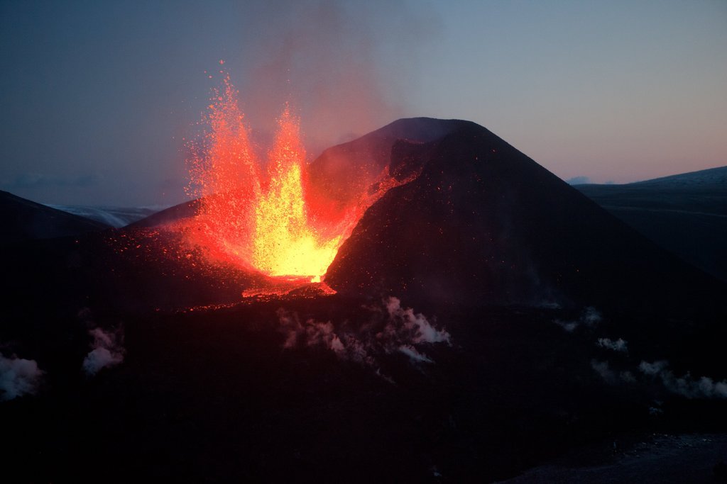 Spektakuläre Bilder vom isländischen Vulkan
